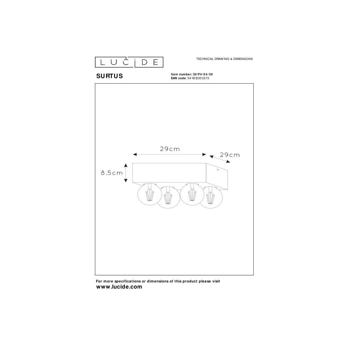 Lucide SURTUS 30174/04/30