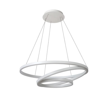 Lucide 46402/99/31 TRINITI - Lampa wisząca - 80 cm - Ściemniacz LED - 3000K - Biały