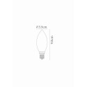 Lucide 49043/03/62 C35 - Żarówka żarnikowa - 3.5 cm - LED Dim. - E14 - 1x3W 2200K - Bursztynowa