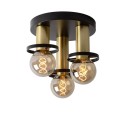 Lucide 45179/13/30 ANAKA - Lampa sufitowa wpuszczana - 30 cm - 3xE27 - Czarna