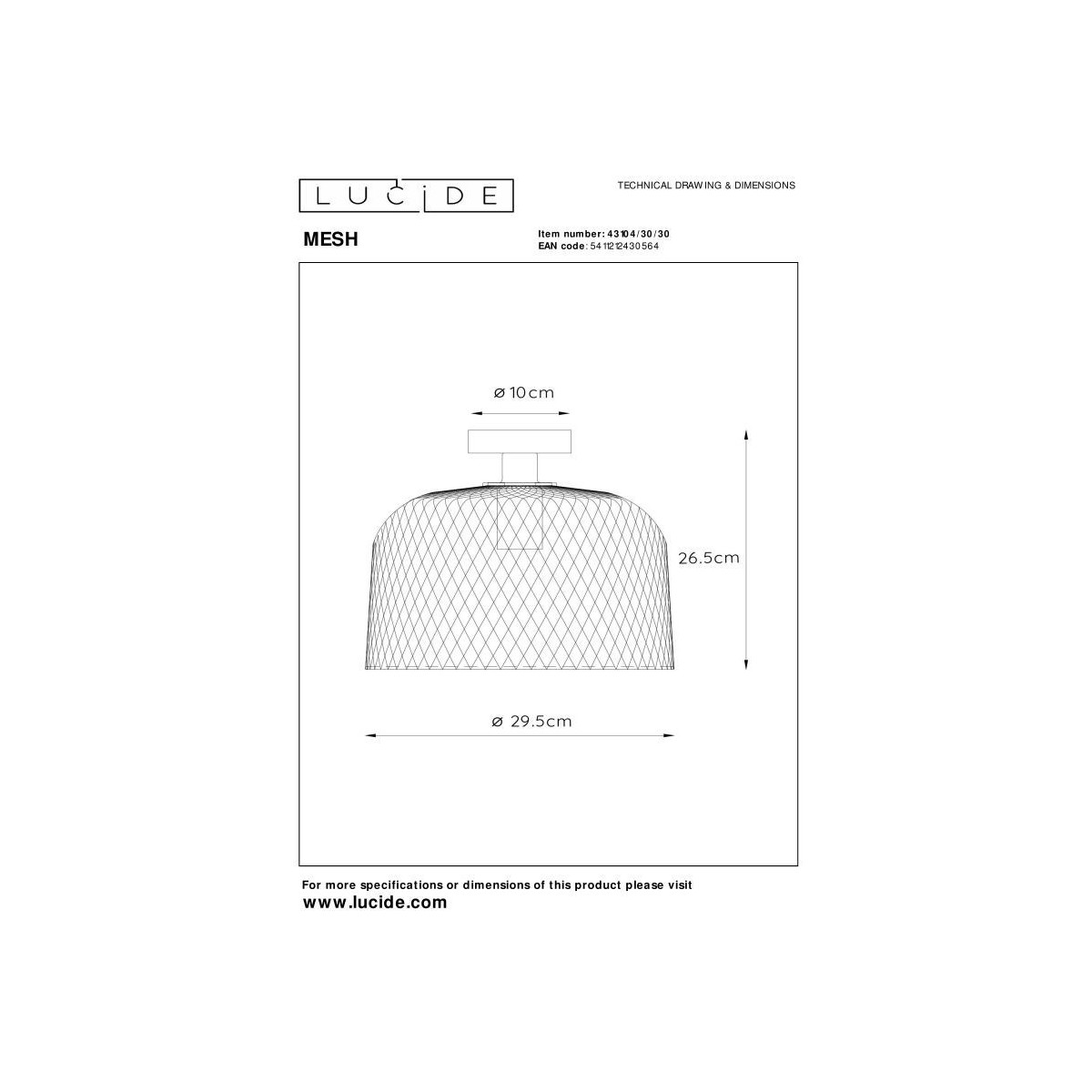 Lucide MESH 43104/30/30
