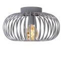 Lucide 78174/40/36 MANUELA - Lampa sufitowa wpuszczana - 39.5 cm - 1xE27 - Szara