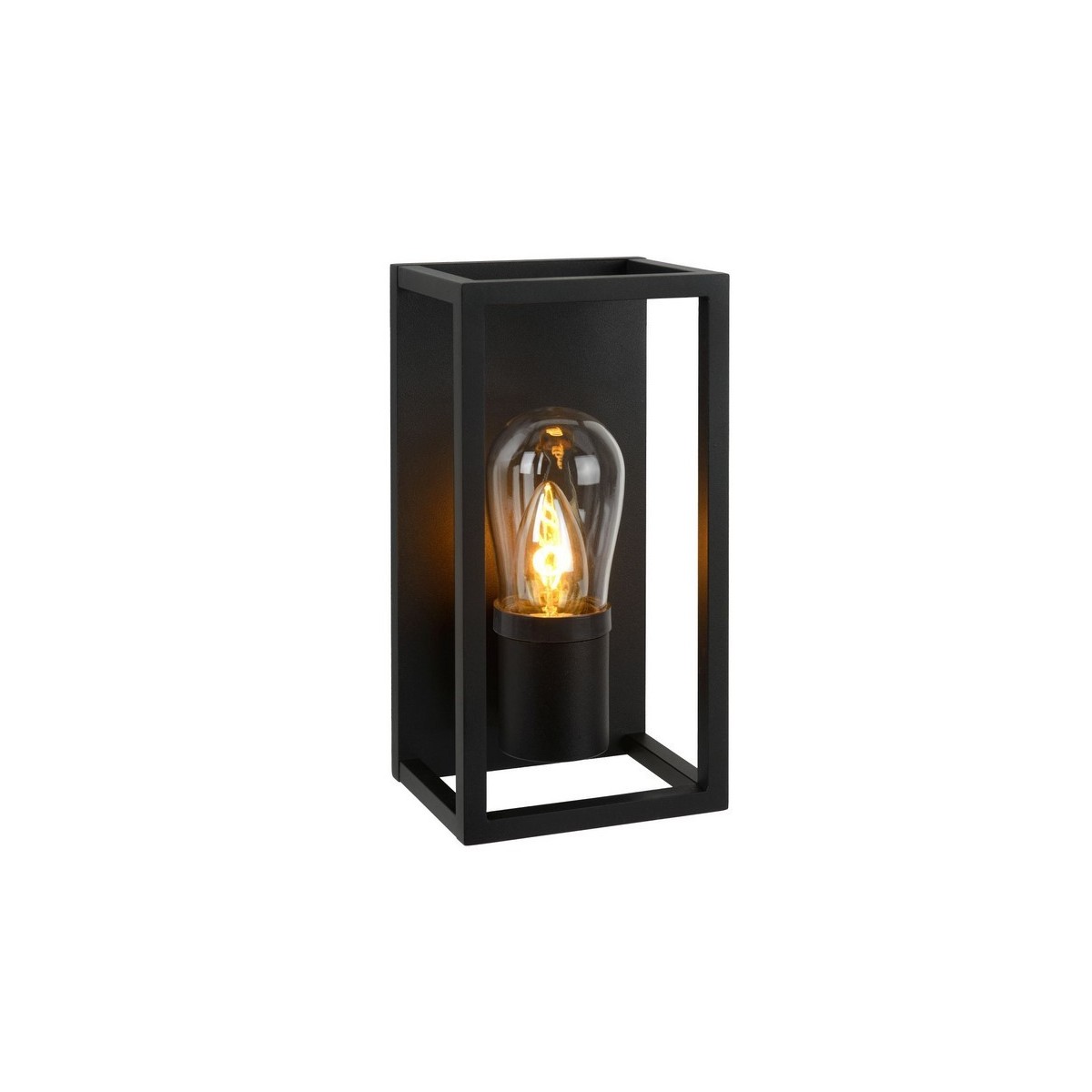 Lucide 27200/01/30 CARLYN - Kinkiet łazienkowy - 1xE14 - IP54 - Czarny