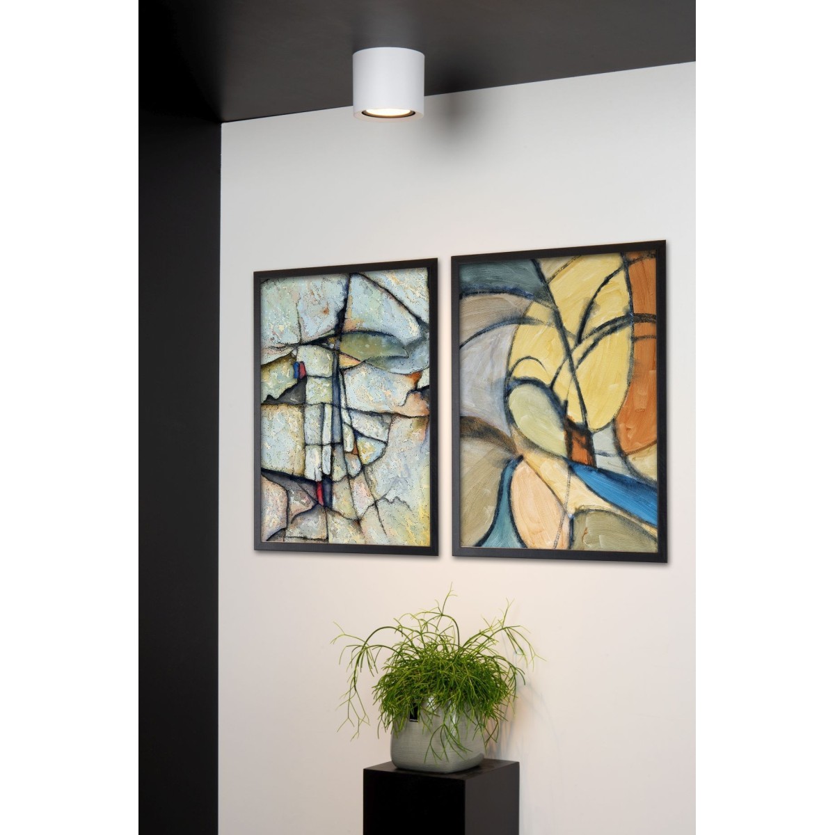 Lucide 09921/12/31 FEDLER - Reflektor sufitowy - 12 cm - LED Ściemnialny do ciepłego - GU10 (ES111) - 1x12W 2200K-3000K - Bia…