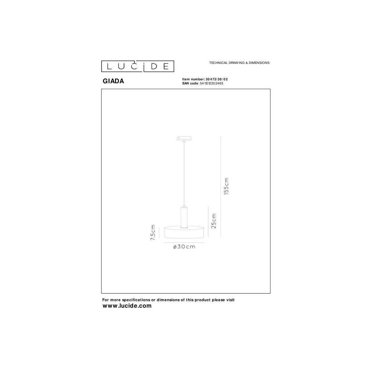 Lucide GIADA 30472/30/02