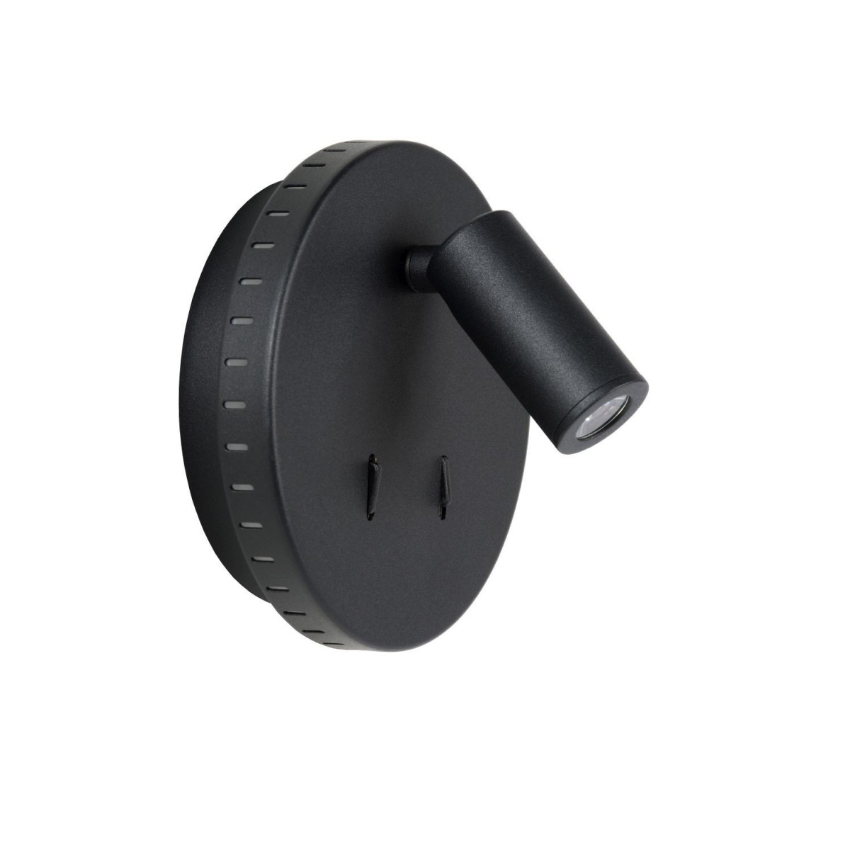 Lucide 79201/09/30 BENTJER - Lampka nocna - Kinkiet - 14 cm - LED - 3000K - Czarny