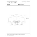 Lucide 09119/06/31 XIRAX - Reflektor sufitowy - LED Ściemnialny do ciepłego - GU10 - 1x5W 2200K-3000K - Biały