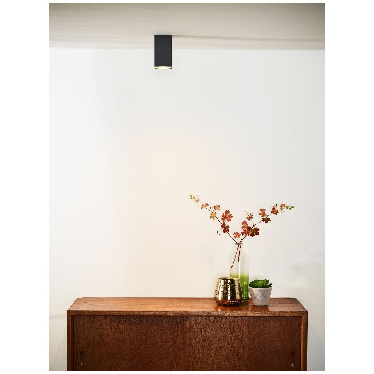 Lucide 09916/06/36 DELTO - Reflektor sufitowy - LED Ściemnialny do ciepłego - GU10 - 1x5W 2200K-3000K - Szary