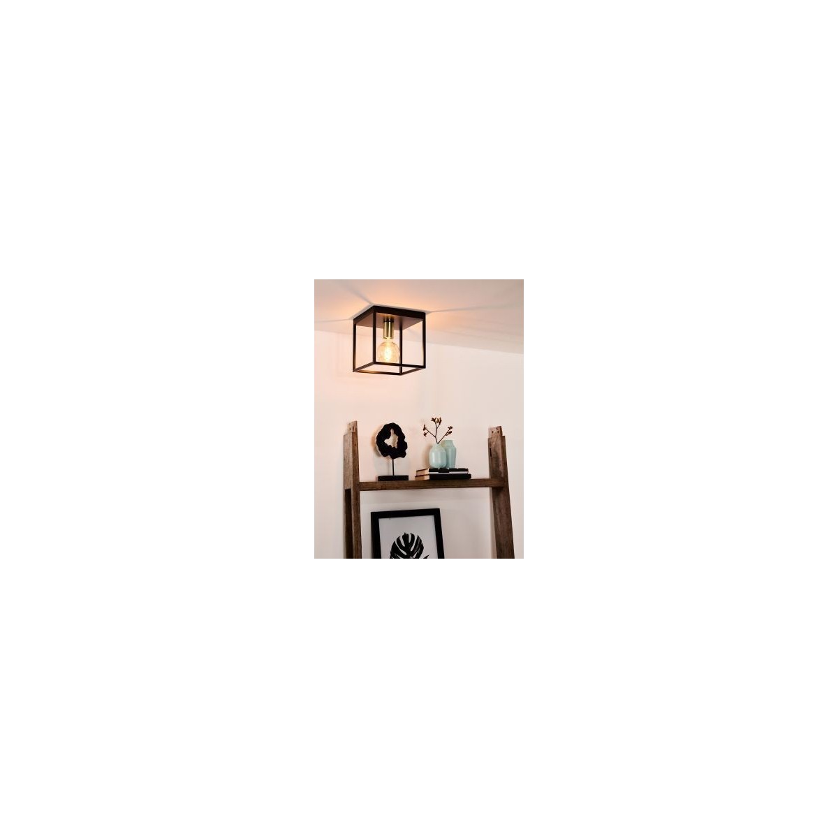 Lucide 00124/01/30 RUBEN - Lampa sufitowa wpuszczana - 1xE27 - Czarny