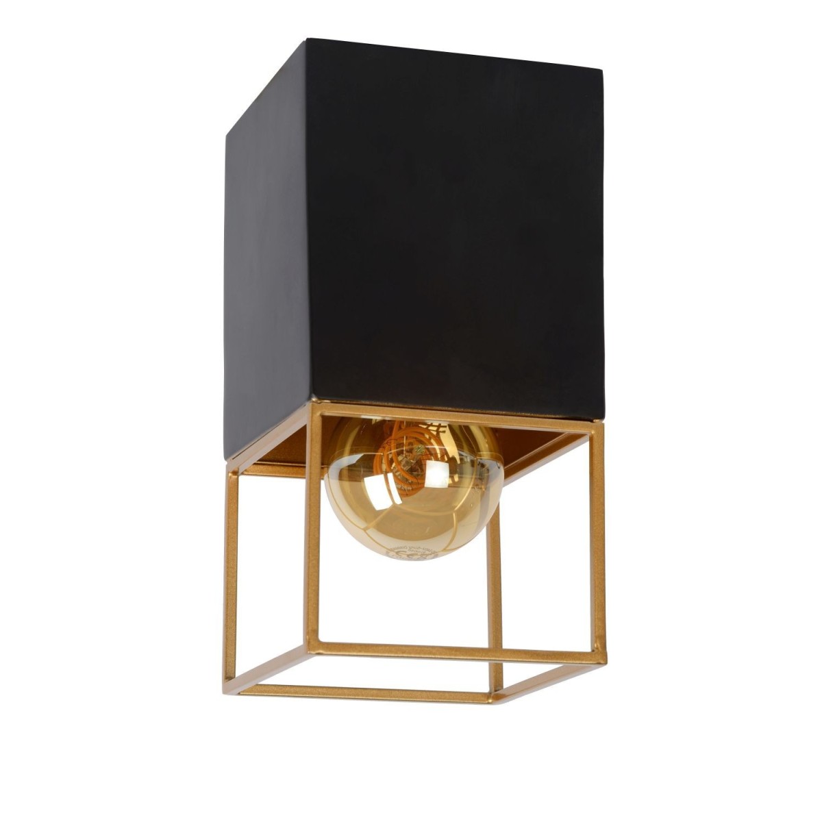 Lucide 21120/01/30 RIXT - Lampa sufitowa wpuszczana - 1xE27 - Czarna