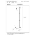 Lucide 21721/01/30 LEANNE - Lampa podłogowa - 1xE27 - Czarna