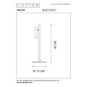 Lucide 79581/05/30 PHILON - Lampa biurkowa - 13 cm - LED ściemnialna - 1x4.5W 3000K - czarna