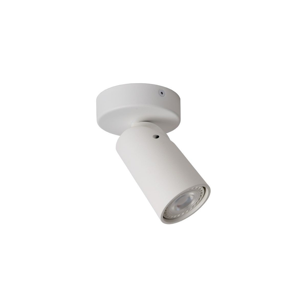 Lucide 23954/06/31 XYRUS - Reflektor sufitowy - 9 cm - LED Ściemnialny do ciepłego - GU10 - 1x5W 2200K-3000K - Biały