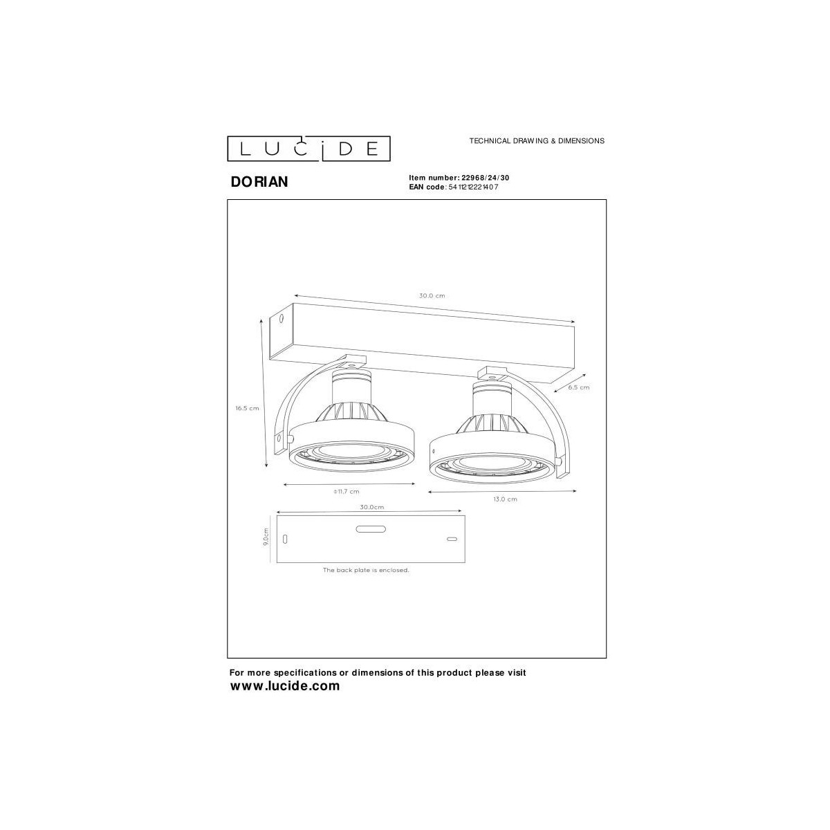 Lucide DORIAN 22968/24/30