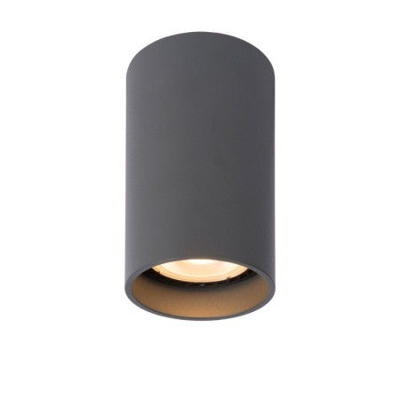 Lucide 09915/06/36 DELTO - Reflektor sufitowy - 5.5 cm - LED Ściemnialny do ciepłego - GU10 - 1x5W 2200K-3000K - Szary