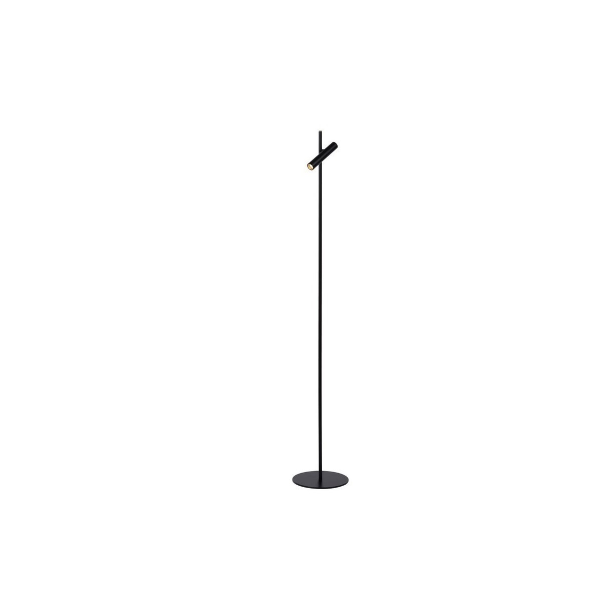 Lucide 79781/05/30 PHILON - Lampa podłogowa do czytania - 23 cm - LED Dim. - 1x4.5W 3000K - Czarna