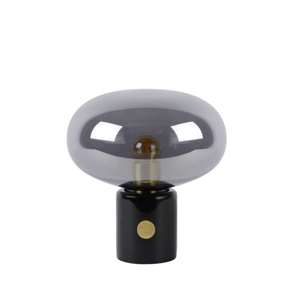 Lucide 03520/01/65 CHARLIZE - Lampa stołowa - 23 cm - 1xE27 - Czarna