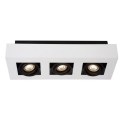 Lucide 09119/16/31 XIRAX - Reflektor sufitowy - LED Ściemnialny do ciepłego - GU10 - 3x5W 2200K-3000K - Biały