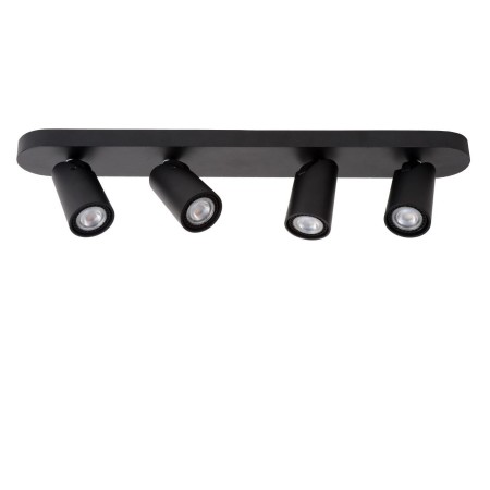 Lucide 23954/21/30 XYRUS - Reflektor sufitowy - LED Ściemnialny do ciepłego - GU10 - 4x5W 2200K-3000K - Czarny