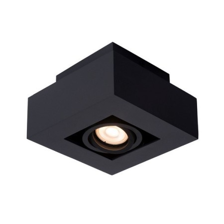 Lucide 09119/06/30 XIRAX - Reflektor sufitowy - LED Ściemnialny do ciepłego - GU10 - 1x5W 2200K-3000K - Czarny