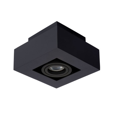 Lucide 09119/06/30 XIRAX - Reflektor sufitowy - LED Ściemnialny do ciepłego - GU10 - 1x5W 2200K-3000K - Czarny