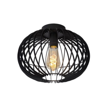 Lucide 78199/01/30 REDA - Lampa sufitowa wpuszczana - 32 cm - 1xE27 - Czarna