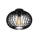 Lucide 78199/01/30 REDA - Lampa sufitowa wpuszczana - 32 cm - 1xE27 - Czarna