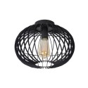 Lucide 78199/01/30 REDA - Lampa sufitowa wpuszczana - 32 cm - 1xE27 - Czarna