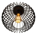 Lucide 78199/01/30 REDA - Lampa sufitowa wpuszczana - 32 cm - 1xE27 - Czarna