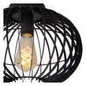 Lucide 78199/01/30 REDA - Lampa sufitowa wpuszczana - 32 cm - 1xE27 - Czarna