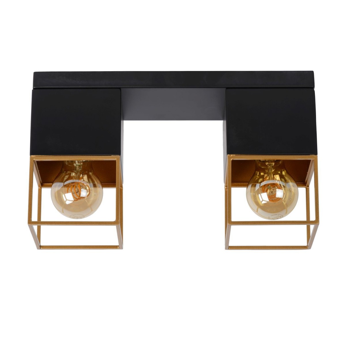 Lucide 21120/02/30 RIXT - Lampa sufitowa wpuszczana - 2xE27 - Czarna