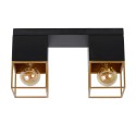 Lucide 21120/02/30 RIXT - Lampa sufitowa wpuszczana - 2xE27 - Czarna