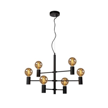Lucide 21421/06/30 LEANNE - Lampa wisząca - 6xE27 - Czarna