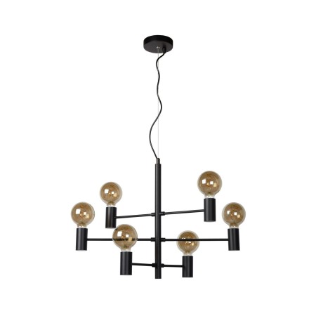Lucide 21421/06/30 LEANNE - Lampa wisząca - 6xE27 - Czarna