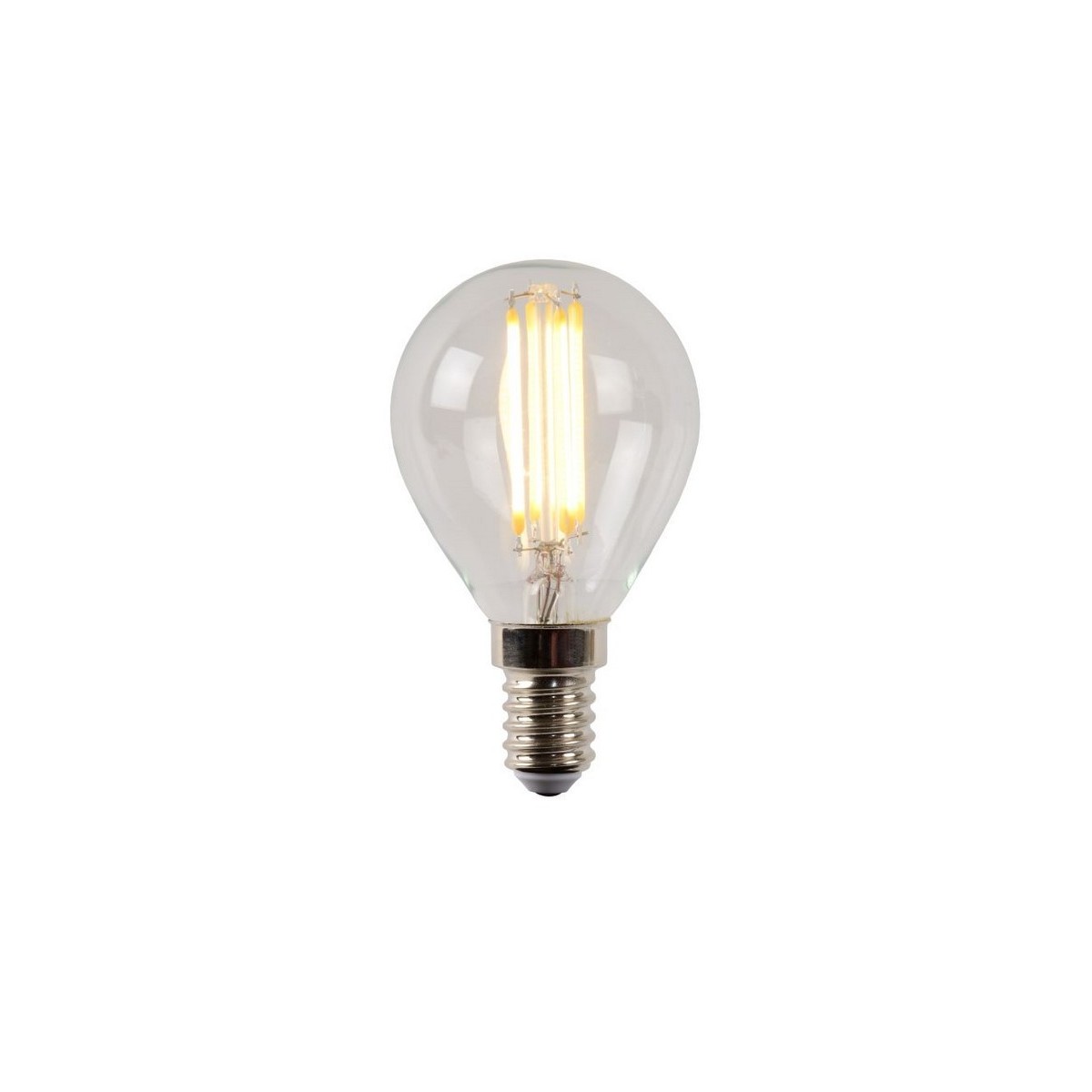 Lucide 49022/04/60 P45 - Żarówka z żarnikiem - 4.5 cm - LED Dim. - E14 - 1x4W 2700K - Przezroczysta