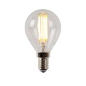 Lucide 49022/04/60 P45 - Żarówka z żarnikiem - 4.5 cm - LED Dim. - E14 - 1x4W 2700K - Przezroczysta