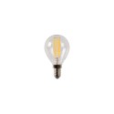 Lucide 49022/04/60 P45 - Żarówka z żarnikiem - 4.5 cm - LED Dim. - E14 - 1x4W 2700K - Przezroczysta