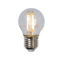 Lucide 49021/04/60 Żarówka żarnikowa G45 - 4.5 cm - LED Dim. - E27 - 1x4W 2700K - Przezroczysta
