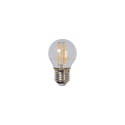 Lucide 49021/04/60 Żarówka żarnikowa G45 - 4.5 cm - LED Dim. - E27 - 1x4W 2700K - Przezroczysta