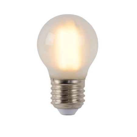 Lucide 49021/04/67 Żarówka żarnikowa G45 - 4.5 cm - LED Dim. - E27 - 1x4W 2700K - mrożona