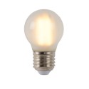 Lucide 49021/04/67 Żarówka żarnikowa G45 - 4.5 cm - LED Dim. - E27 - 1x4W 2700K - mrożona