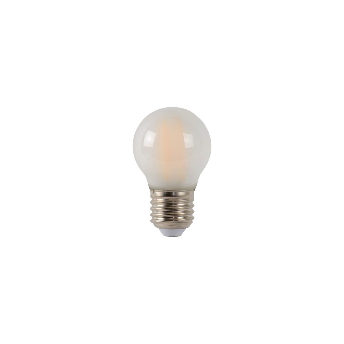 Lucide 49021/04/67 Żarówka żarnikowa G45 - 4.5 cm - LED Dim. - E27 - 1x4W 2700K - mrożona