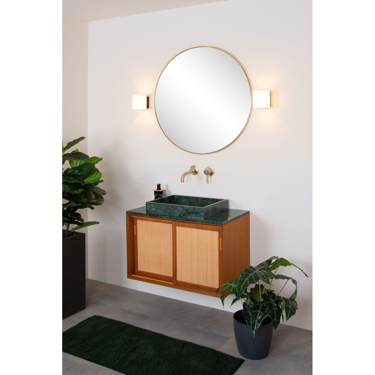 Lucide 04203/01/30 JELTE - Kinkiet łazienkowy - 1xG9 - IP44 - Czarny