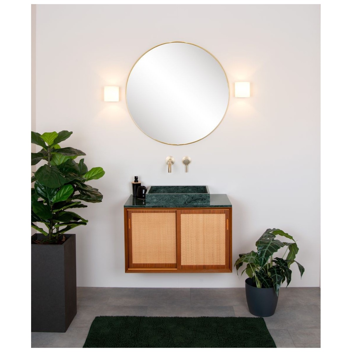 Lucide 04203/01/30 JELTE - Kinkiet łazienkowy - 1xG9 - IP44 - Czarny