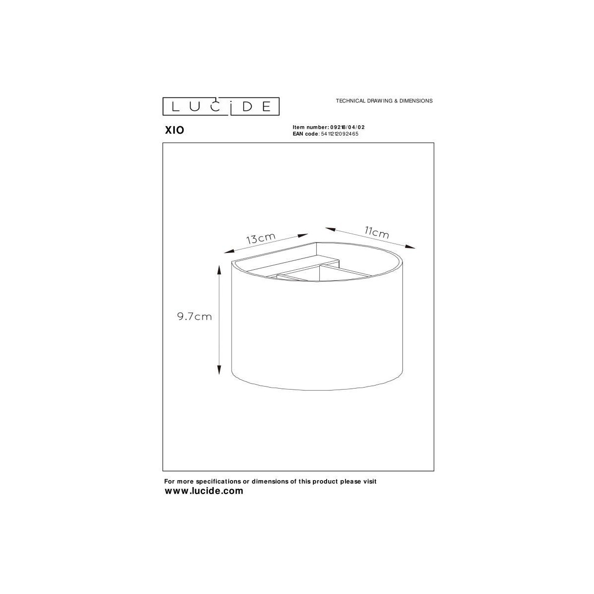 Lucide 09218/04/02 XIO - Kinkiet - LED Dim. - G9 - 1x3.5W 2700K - Regulowany kąt świecenia - Matowe złoto - Mosiądz