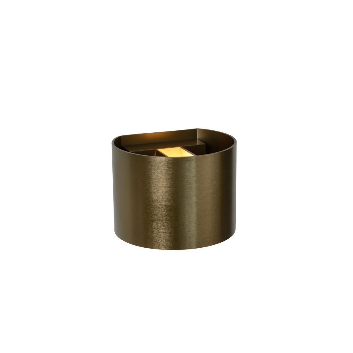 Lucide 09218/04/97 XIO - Kinkiet - LED Dim. - G9 - 1x3.5W 2700K - Regulowany kąt świecenia - Rdzawy brąz