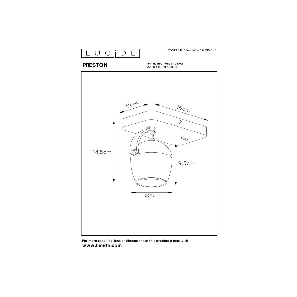 Lucide PRESTON 09927/05/02