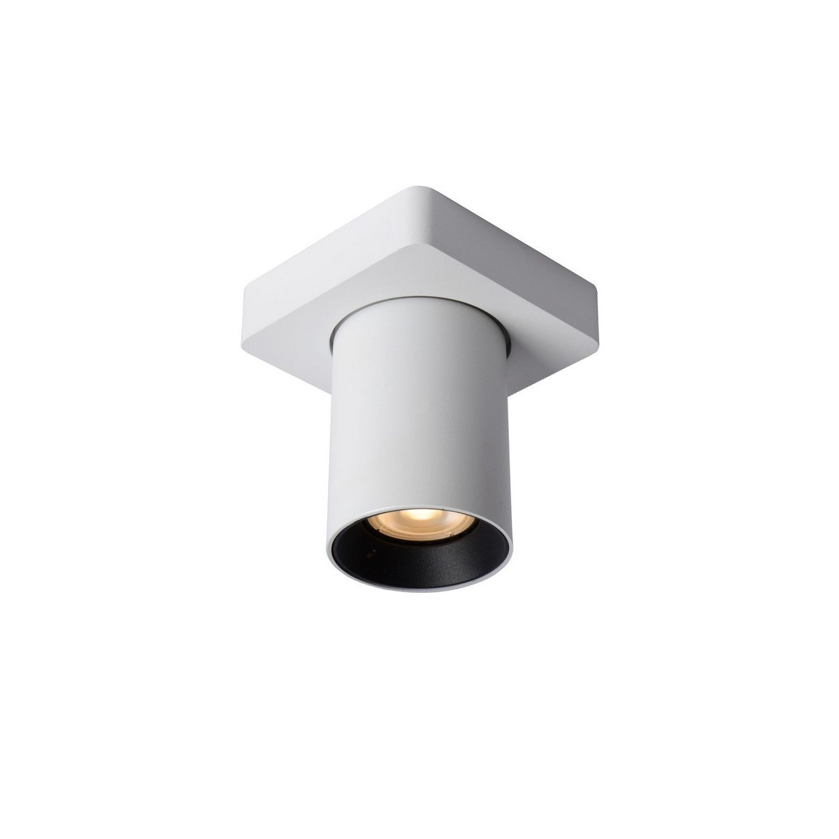 Lucide 09929/05/31 NIGEL - Reflektor sufitowy - LED Ściemnialny do ciepłego - GU10 - 1x5W 2200K-3000K - Biały