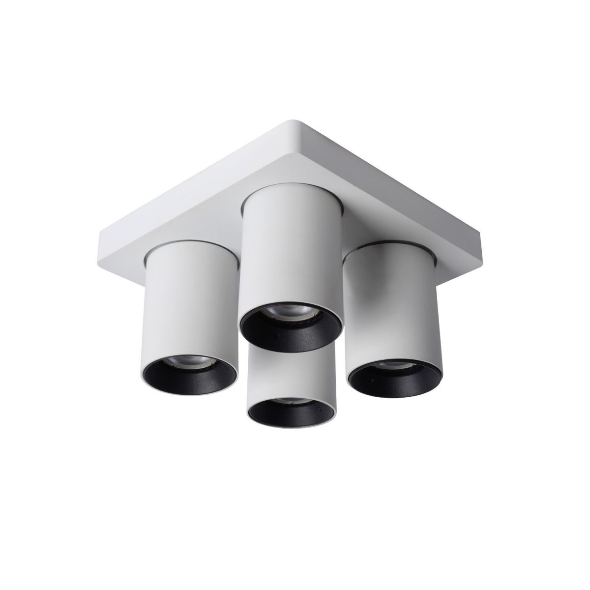 Lucide 09929/20/31 NIGEL - Reflektor sufitowy - LED Ściemnialny do ciepłego - GU10 - 4x5W 2200K-3000K - Biały