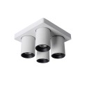 Lucide 09929/20/31 NIGEL - Reflektor sufitowy - LED Ściemnialny do ciepłego - GU10 - 4x5W 2200K-3000K - Biały